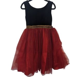 Frais Girls Red Poofy Dress 4 🎀👗